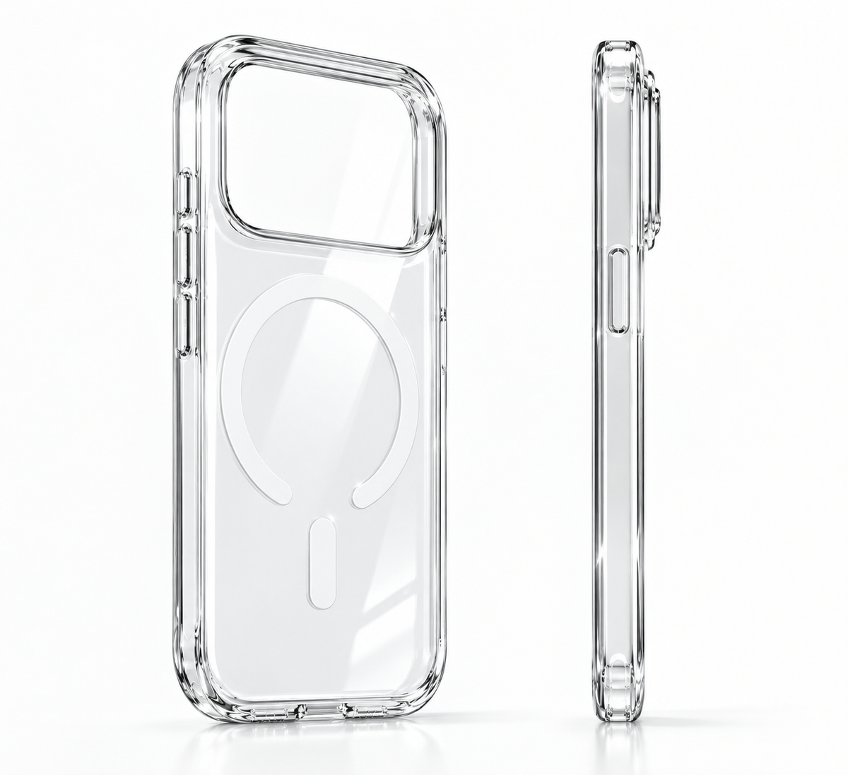 Premium Transparent Glassy Back Case